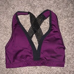 Victoria Secret Sport purple sports bra with Mesh